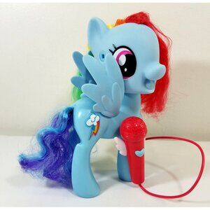 My Little Pony MLP Karaoke Singing Music Rainbow Dash Microphone Works 2017